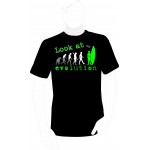 T-shirt "Look at my Evolution" Surfer